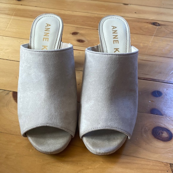 Anne Klein Shoes - Anne Klein block heeled mule